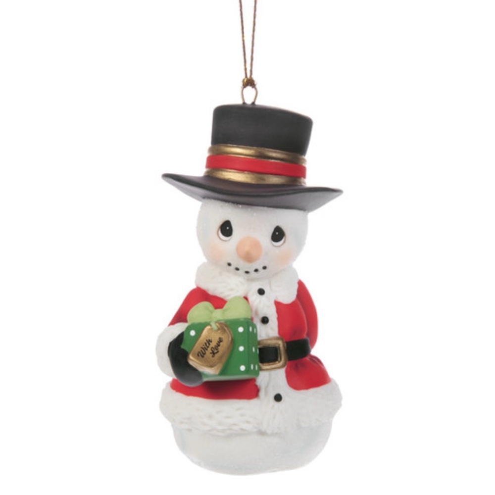 Precious Moments 2025 Snowman Ornament